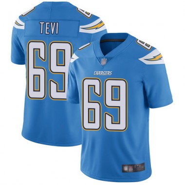 Los Angeles Chargers NFL Football Sam Tevi Electric Blue Jersey Men Limited #69 Alternate Vapor Untouchable